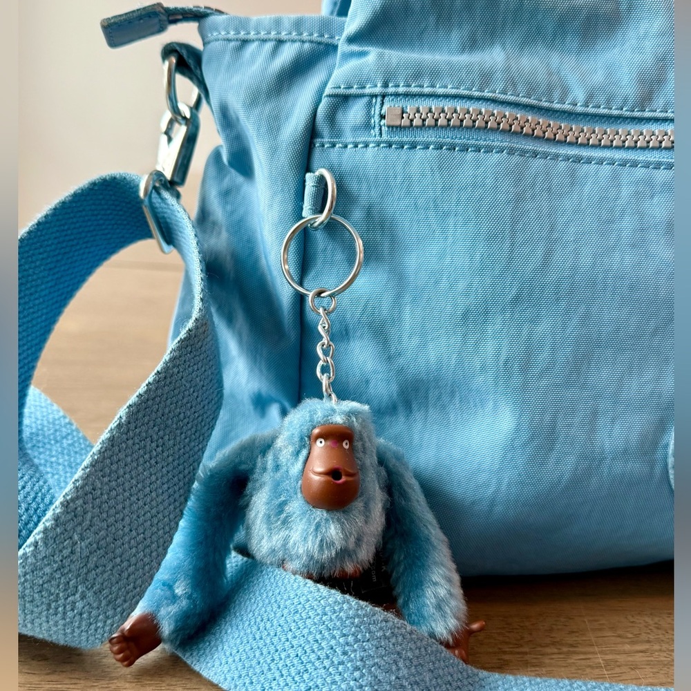 Kipling Elysian Satchel Blue Beam Shoulder Crossbody Bag - Picture 7 of 16